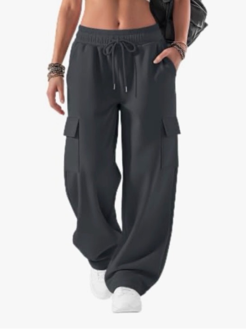 Aeropostale Utility Cargo Pants Gray Small